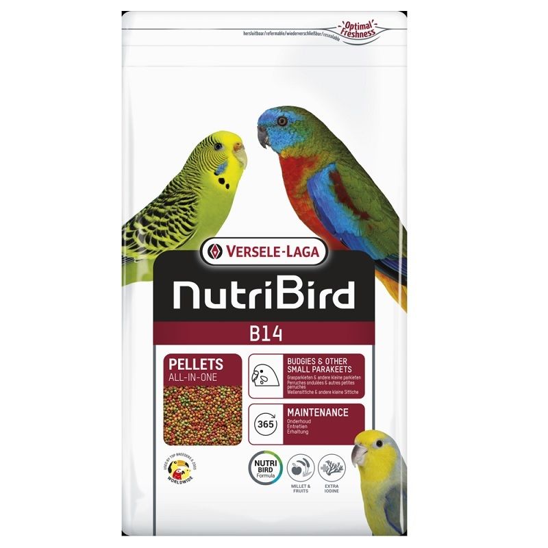 NUTRIBIRD B14 PERIQUITOS ALIMENTO PELLETS 3KG Nutribird B14 Periquitos Alimento Pellets 3Kg