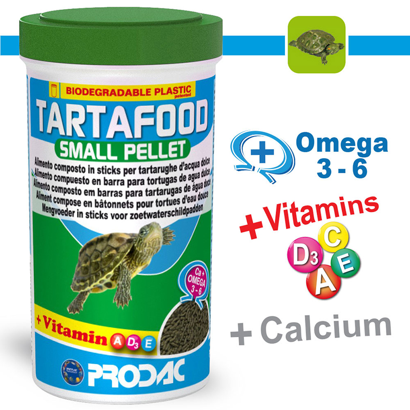 PRODAC TARTAFOOD SMALL PELLET TORTUGAS 75 GR Prodac Tartafood Small Pellet Tortugas 75 Gr