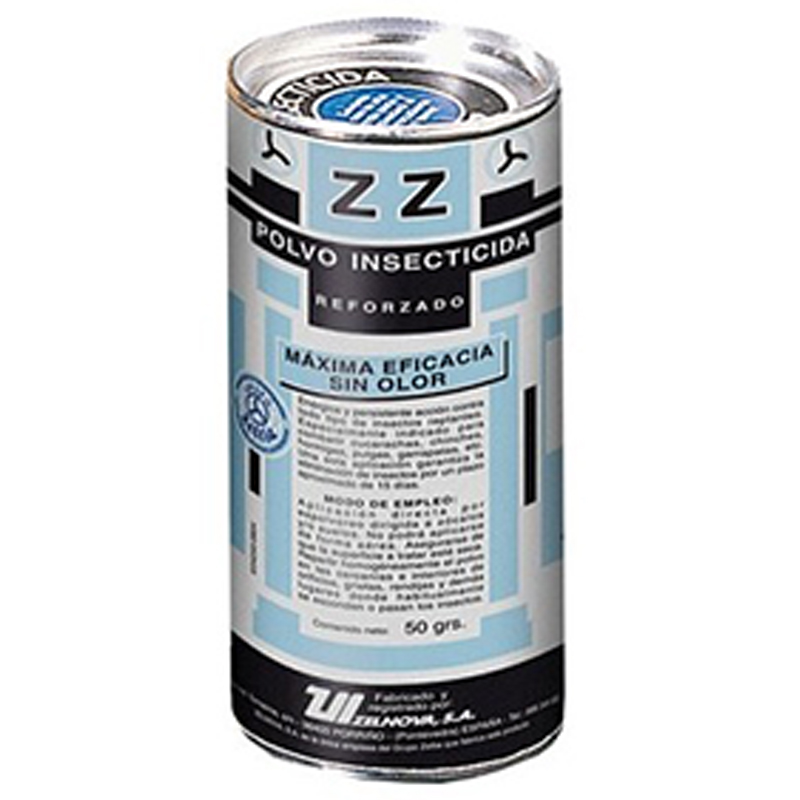 ZZ INSECTICIDA POLVO REFORZADO 50 GR Zz Insecticida Polvo Reforzado 50 Gr