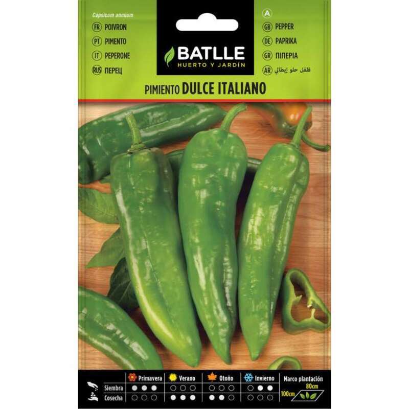 PIMIENTO DULCE ITALIANO SOBRE 2 GR Pimiento Dulce Italiano Sobre 2 Gr