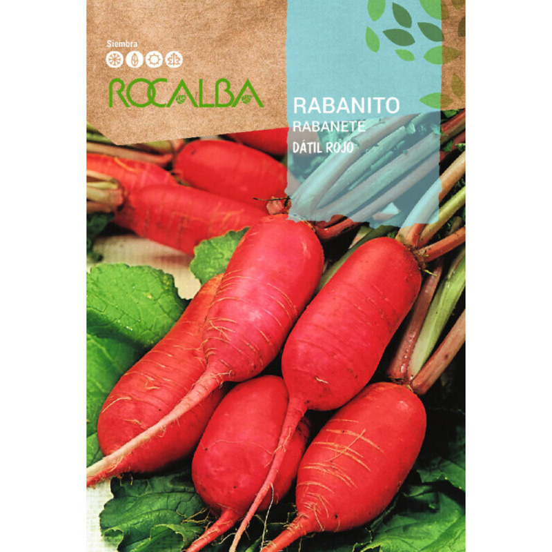 RABANITO DÁTIL ROJO SOBRE 10 GR Rabanito Dátil Rojo Sobre 10 Gr