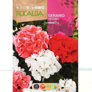 GERANIO HÍBRIDO F-2 VARIADO SOBRE 0