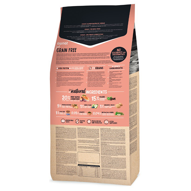 GRAIN FREE JUST ADULT SALMON & SEAFOOD PERRO 14 KG Grain Free Just Adult Salmon &Amp; Seafood Perro 14 Kg