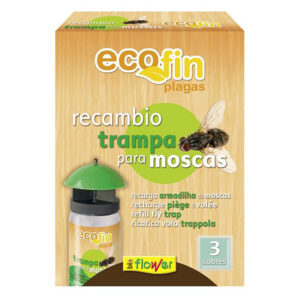 ATRAYENTE DE TRAMPA PARA MOSCAS REPUESTO 3 SOBRES