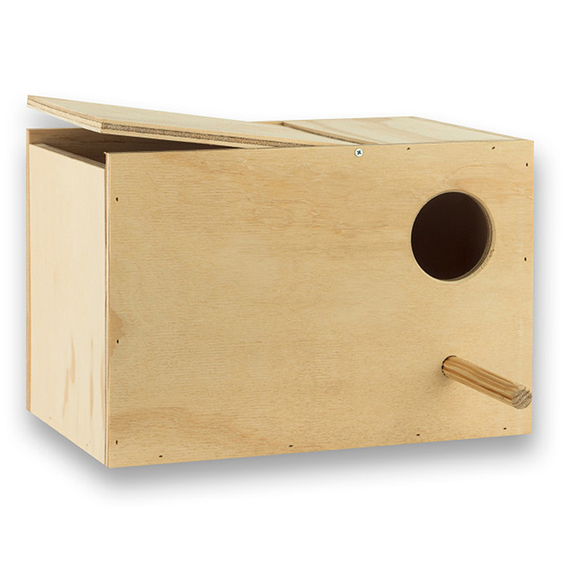 NIDO MADERA AGAPORNIS HORIZONTAL 24x14x15 CMS Nido Madera Agapornis Horizontal 24X14X15 Cms