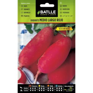 RABANITO MEDIO LARGO ROJO REDIO SOBRE 15 GR