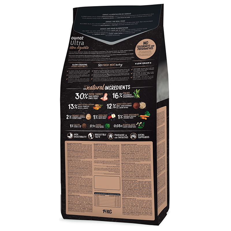 Ownat Ultra Medium Light para perros 3 kg Ownat Ultra Medium Light Para Perros 3 Kg