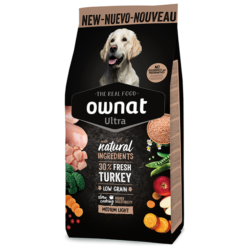 Ownat Ultra Medium Light para perros 3 kg Ownat Ultra Medium Light Para Perros 3 Kg