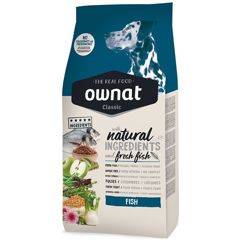 Ownat Classic Fish para perros 20 kg Ownat Classic Fish Para Perros 20 Kg