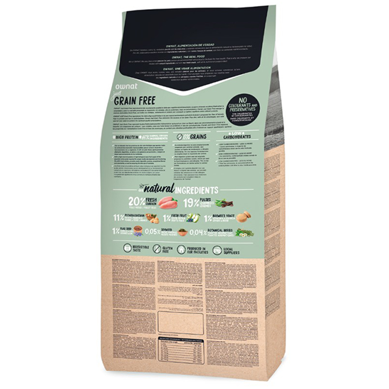Ownat Just Grain Free Adult Chicken Perro 14 kg Ownat Just Grain Free Adult Chicken Perro 14 Kg