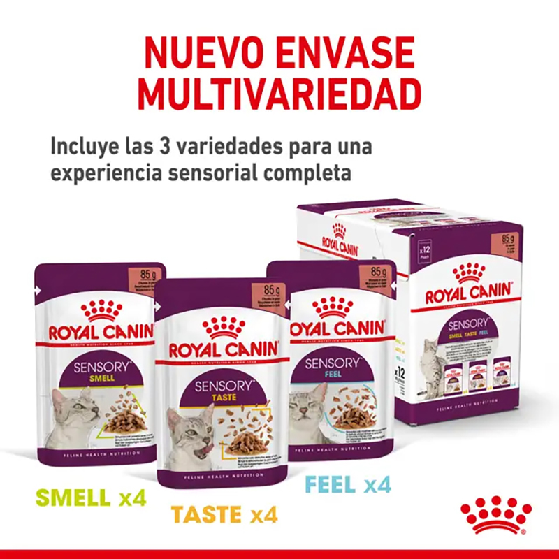 Royal Canin Sensory Taste Bocaditos en Salsa para gatos, sobre de 85 g Royal Canin Sensory Taste Bocaditos En Salsa Para Gatos, Sobre De 85 G - Imagen 7