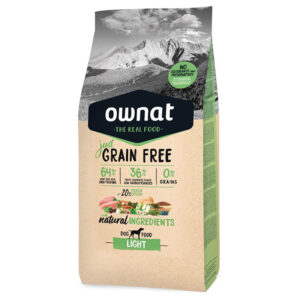 Ownat Grain Free Light para perros 14 kg