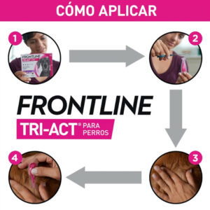 FRONTLINE TRI-ACT PERROS 2-5 KG X CAJA 6 PIPETAS