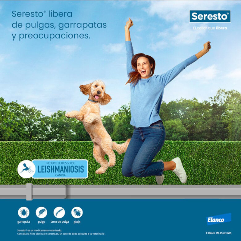 Seresto Collar Antiparasitario para Perros de Más de 8 kg – 70 cm Seresto Collar Antiparasitario Para Perros De Más De 8 Kg – 70 Cm