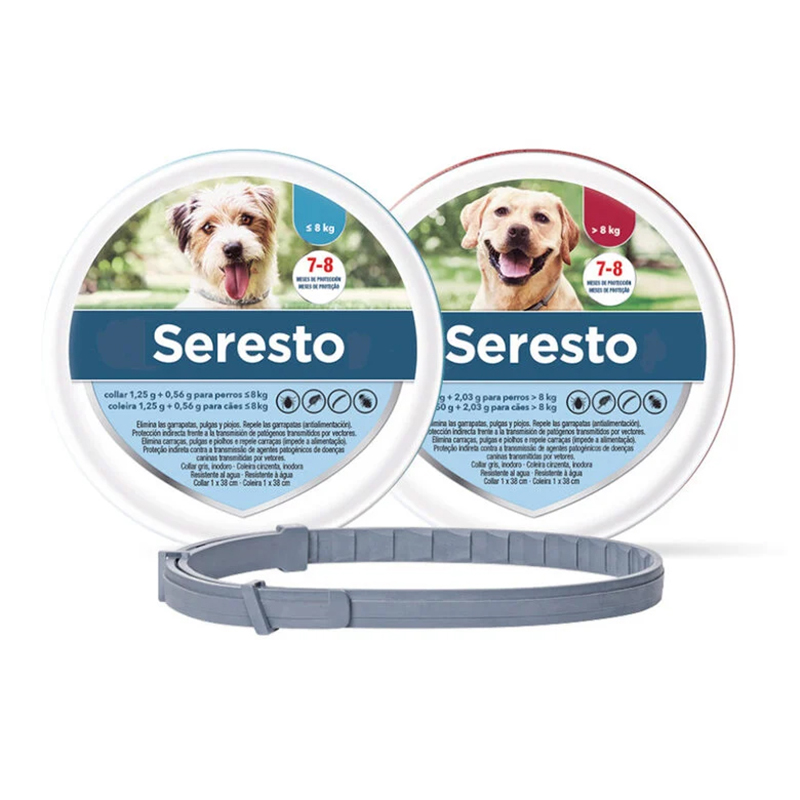 Seresto Collar Antiparasitario para Perros de Más de 8 kg – 70 cm Seresto Collar Antiparasitario Para Perros De Más De 8 Kg – 70 Cm