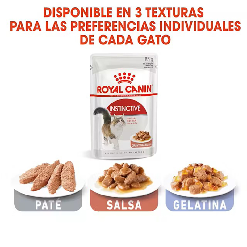 Royal Canin Instinctive en Salsa para gatos, sobre de 85 g Royal Canin Instinctive En Salsa Para Gatos, Sobre De 85 G - Imagen 4