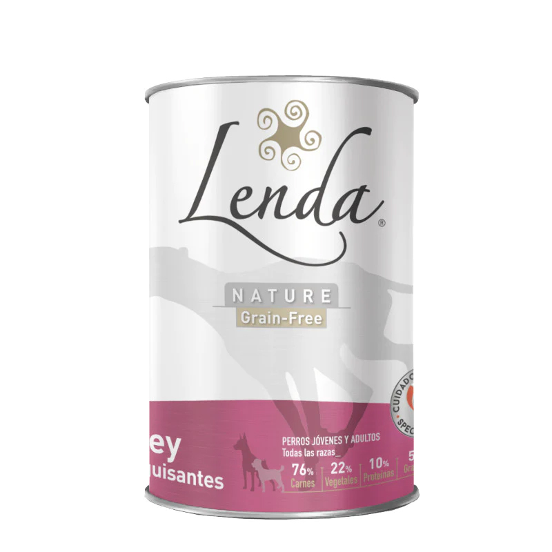 LENDA WET DOG BUEY GUISANTE PERROS LATA 400 GR Lenda Wet Dog Buey Guisante Perros Lata 400 Gr