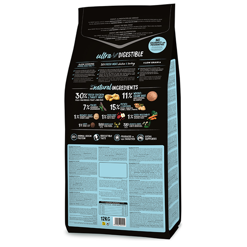 OWNAT ULTRA MAXI ADULT DOG 12 KG Ownat Ultra Maxi Adult Dog 12 Kg
