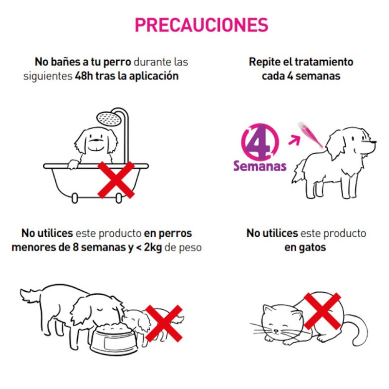Frontline Tri-Act para perros de 2 a 5 kg, caja de 6 pipetas Frontline Tri-Act Para Perros De 2 A 5 Kg, Caja De 6 Pipetas - Imagen 5