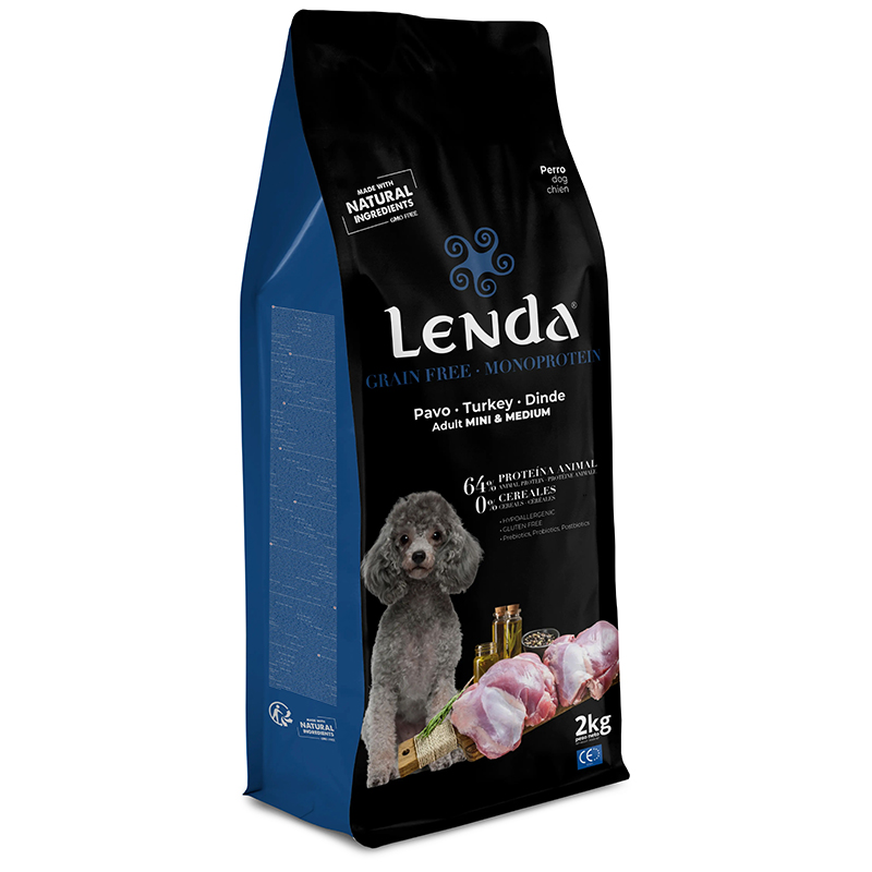 Lenda Grain Free Pavo Monoproteína Adult Medium & Mini 2 kg Lenda Grain Free Pavo Monoproteína Adult Medium &Amp; Mini 2 Kg