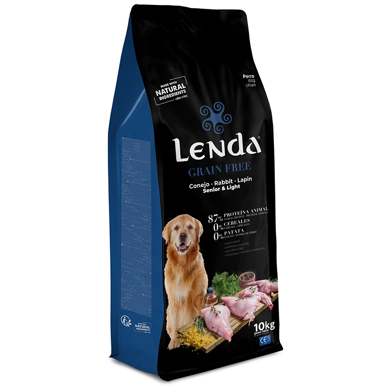 Lenda Grain Free Senior & Light Conejo 10 kg Lenda Grain Free Senior &Amp; Light Conejo 10 Kg