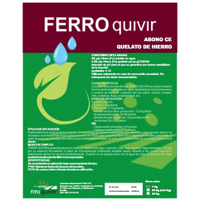 FERRO QUIVIR -JED- 1 KG Ferro Quivir -Jed- 1 Kg