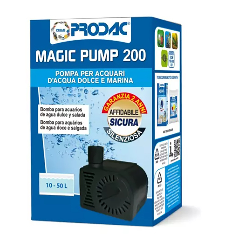 Bomba Magic Pump 200 Prodac 100-300 L/h Bomba Magic Pump 200 Prodac 100-300 L/H