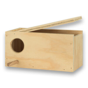 NIDO MADERA PERIQUITOS HORIZONTAL 20x10x10 CMS