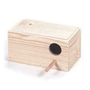 NIDO MADERA PERIQUITOS HORIZONTAL 20x13x12 CMS