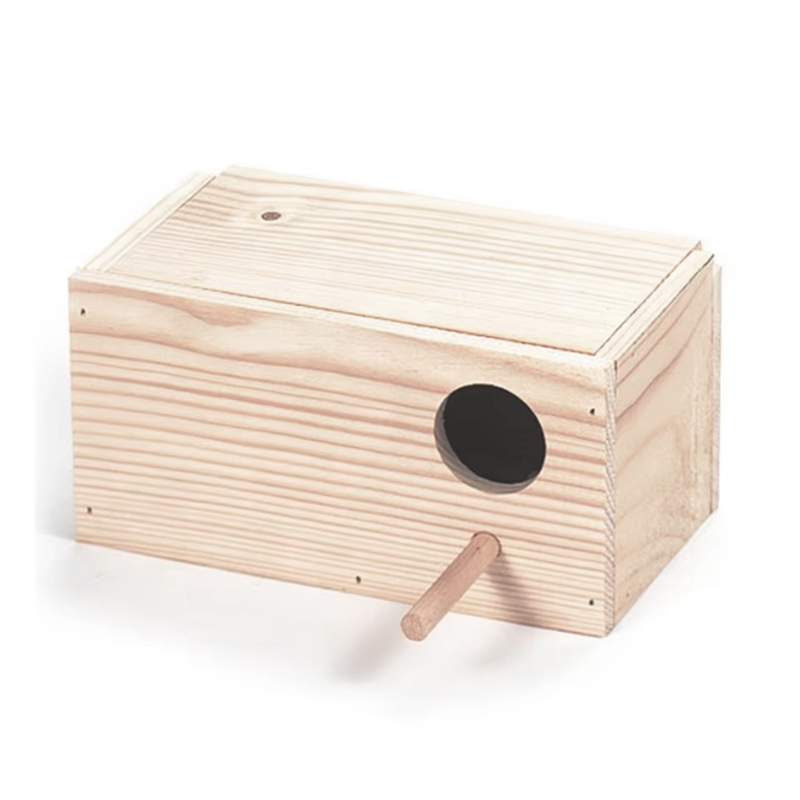 NIDO MADERA PERIQUITOS HORIZONTAL 20x13x12 CMS Nido Madera Periquitos Horizontal 20X13X12 Cms