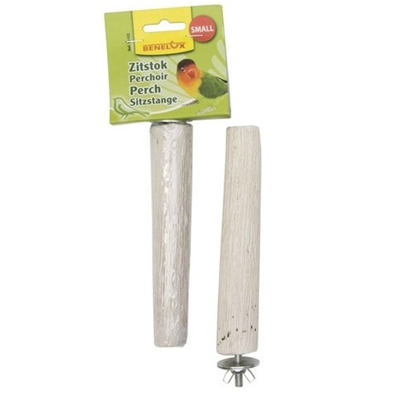 Percha de Calcio para Loros Benelux Ø30 mm – 23 cm Percha De Calcio Para Loros Benelux Ø30 Mm – 23 Cm