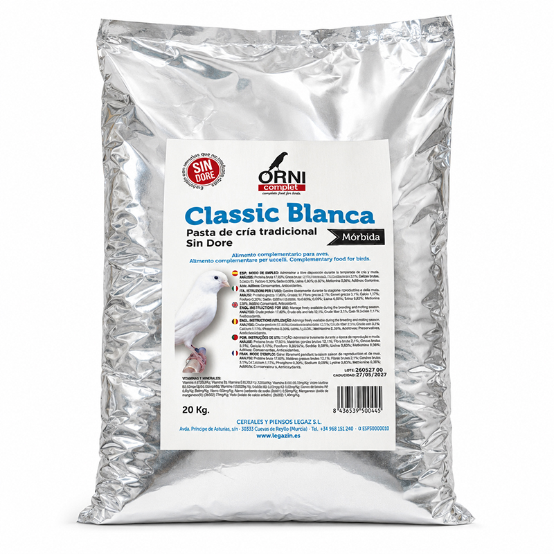 Legazin Pasta Procria Classic Blanca Mórbida sin Doré 20 kg Legazin Pasta Procria Classic Blanca Mórbida Sin Doré 20 Kg