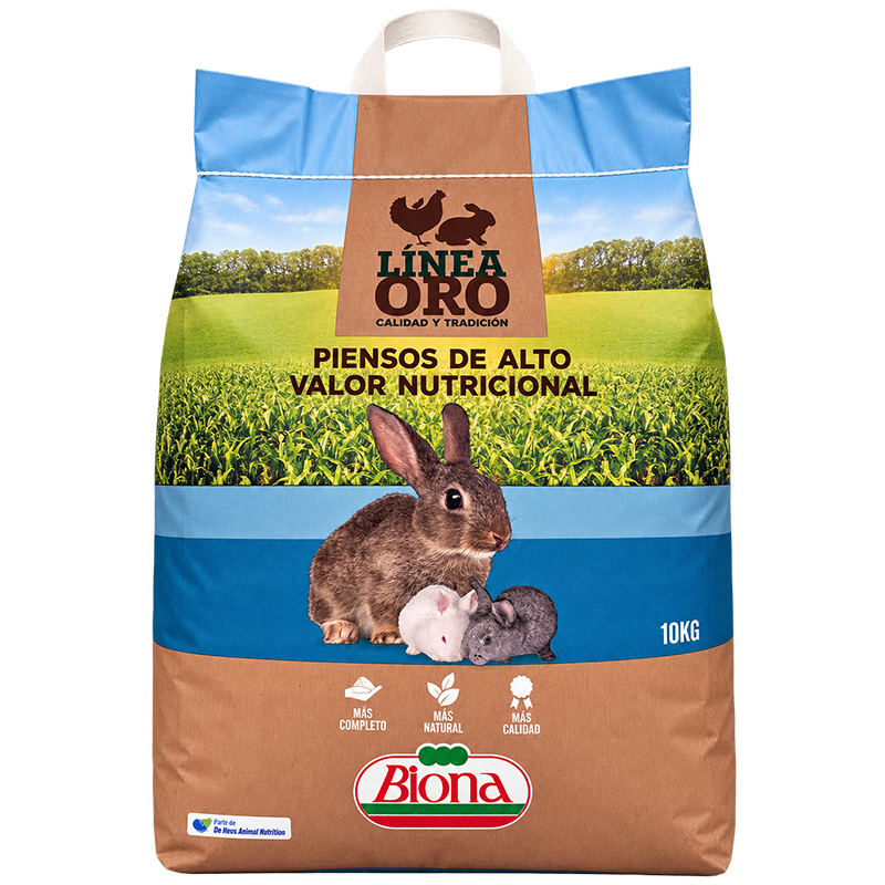 Biona Línea Oro Nutricun Oro GRA 10 kg – Pienso para Conejos Biona Línea Oro Nutricun Oro Gra 10 Kg – Pienso Para Conejos