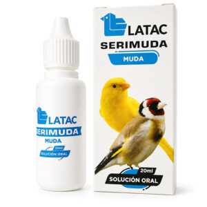 Latac Serimuda 20 ml – Complemento para la muda y el plumaje de aves
