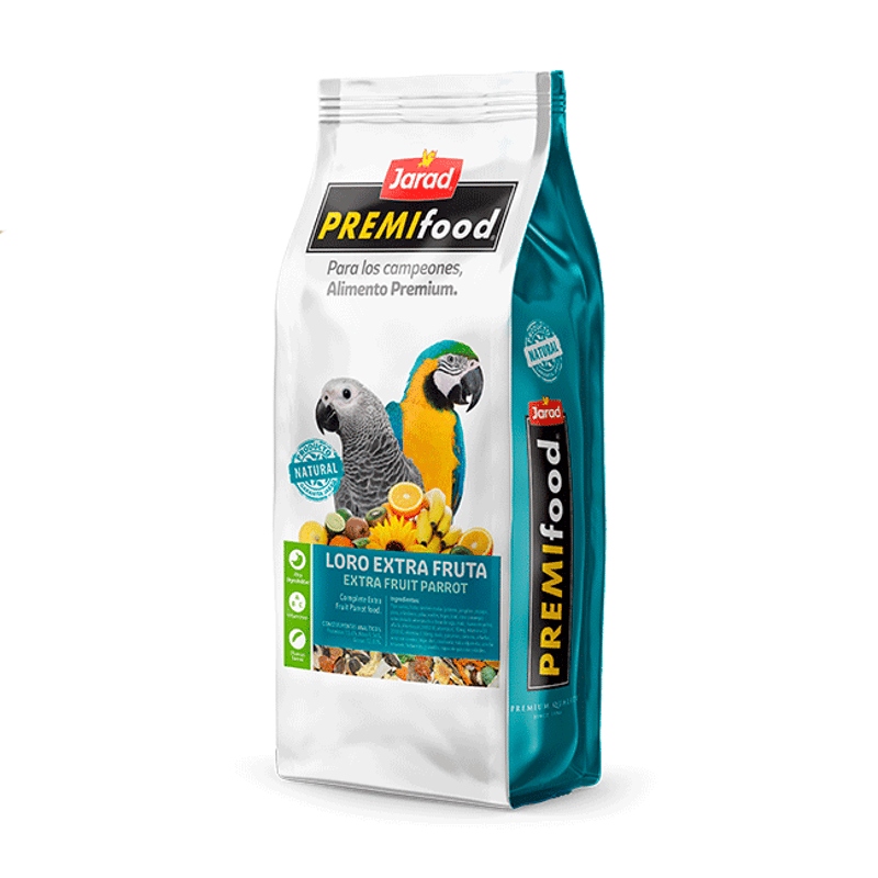 Mixtura Jarad Premifood Loro Extra Fruta 3 kg Mixtura Jarad Premifood Loro Extra Fruta 3 Kg